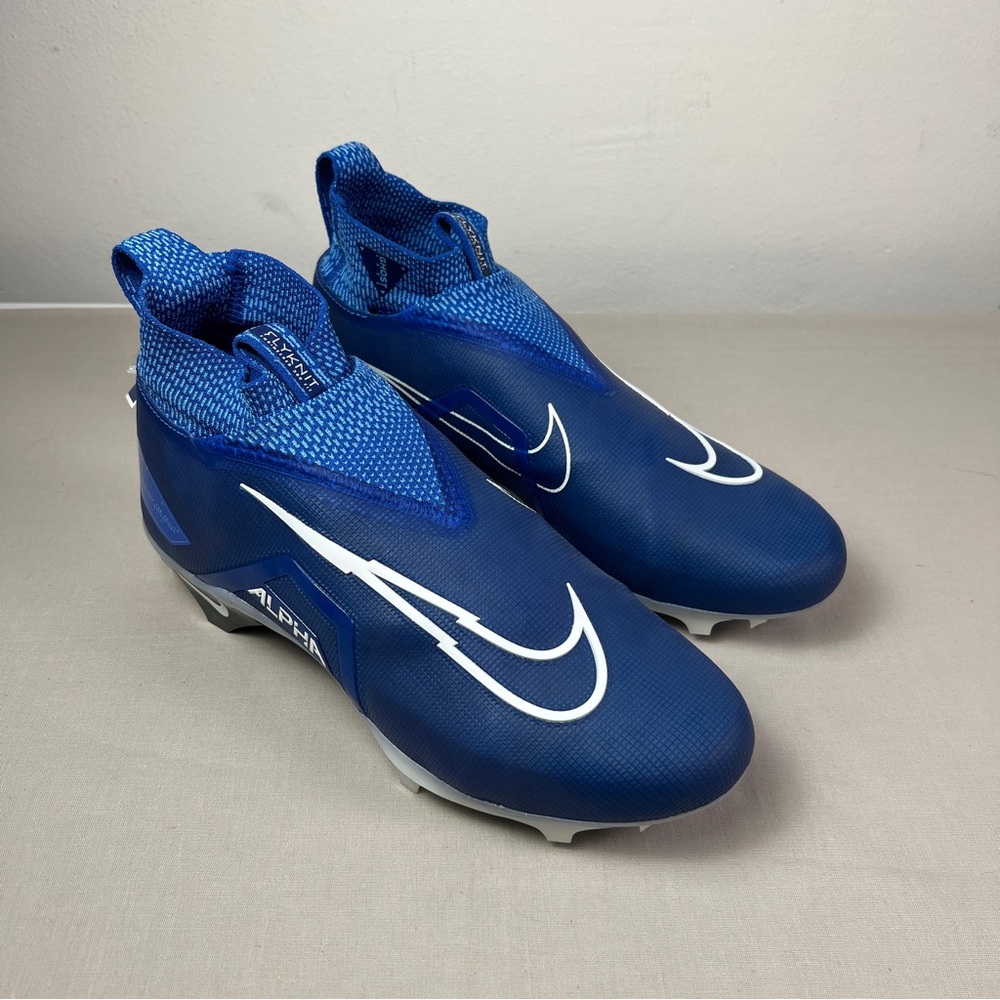 Nike Alpha Menace Elite 3 Football Cleats Size 12 US Game Royal CT6648-414